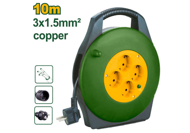 10m Ổ cắm điện (4 ổ cắm) Jadever JDEJ8375