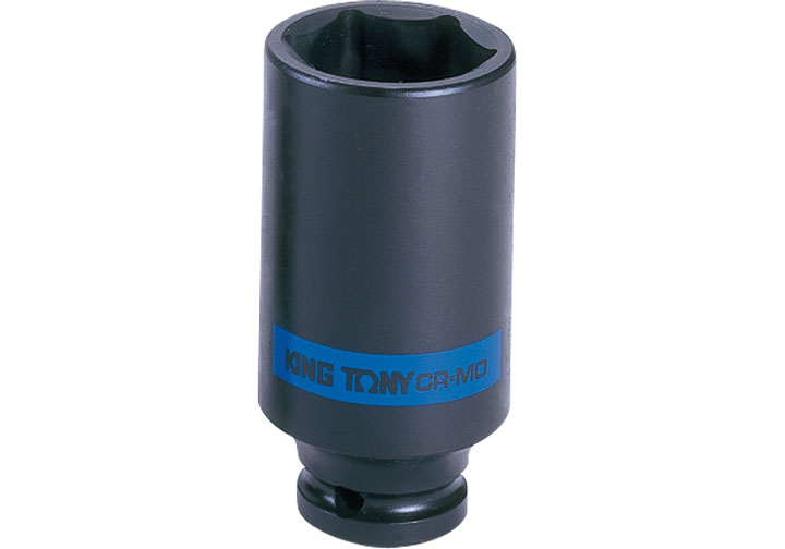 14mm Đầu tuýp đen 6 góc 1/2" dài 80mm Kingtony 443514M