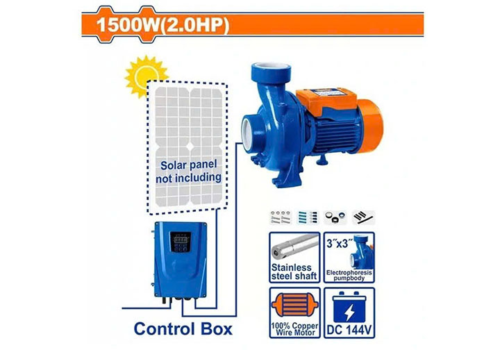 1500W Máy bơm nước năng lượng mặt trời Wadfow WWPCDC051