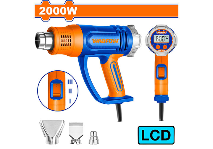 2000W Máy thổi hơi nóng điện tử Wadfow WHG1530