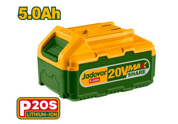 20V/5.0Ah Pin Lithium-ion (dòng P20S) Jadever JDLBP550