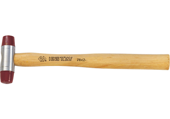 28mm Búa nhựa cán gỗ Kingtony 7842-28
