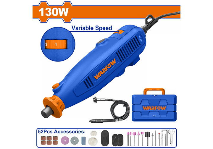 3.2mm Máy mài khuôn mini 130W Wadfow WRY1D131