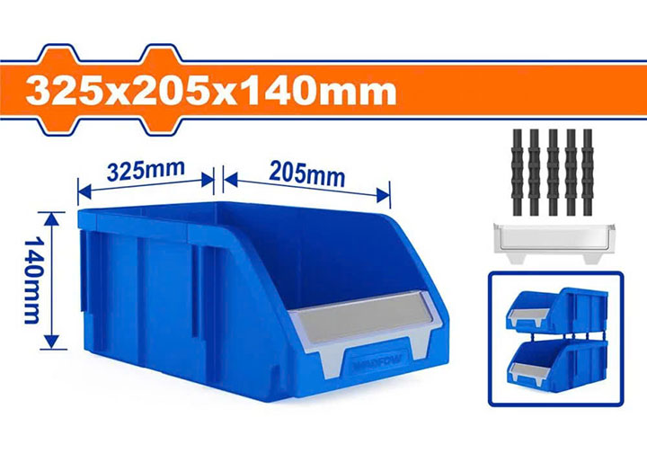 325x205x140mm Khay đựng linh kiện Wadfow WTB0303