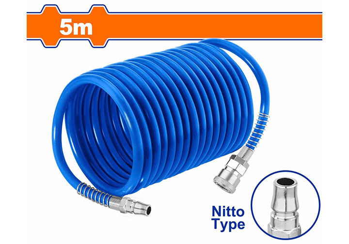 5m Cuộn dây hơi xoắn 5x8mm (có đầu nối) Wadfow WQG1905-3