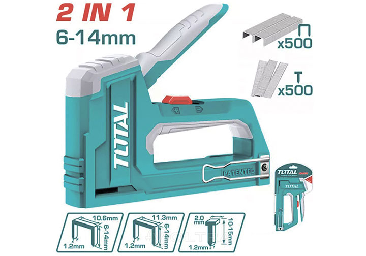 6-14mm Kìm bấm ghim 2 trong 1 Total THT31146