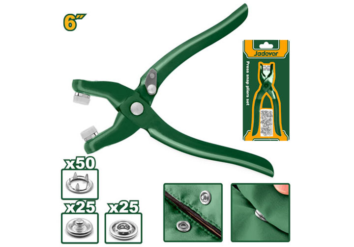 6" Kìm bấm khuy áo Jadever JDLH4601