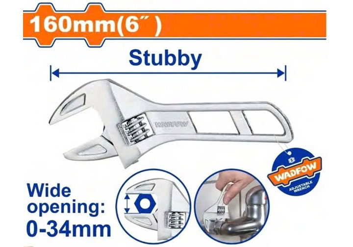 6" Mỏ lết Wadfow WAW7106