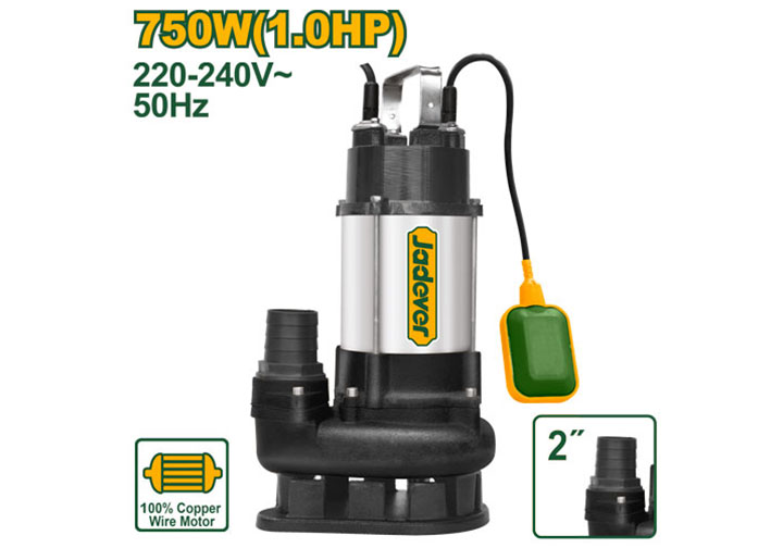 750W (1HP) Máy bơm chìm nước thải Jadever JDWPWA03