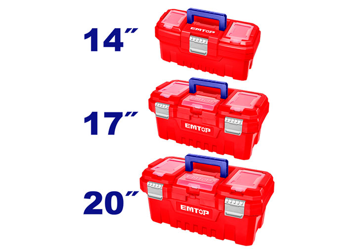 Bộ 3 thùng đồ nghề 14, 17, 20" Emtop EPBXK0302