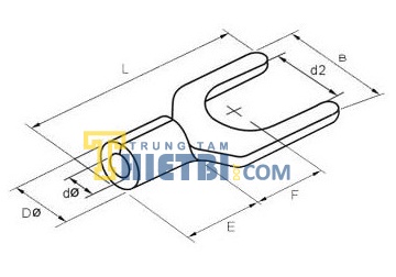 4.0 ~ 16  mm2 Kiềm bấm đầu cosse trần LY-616TD