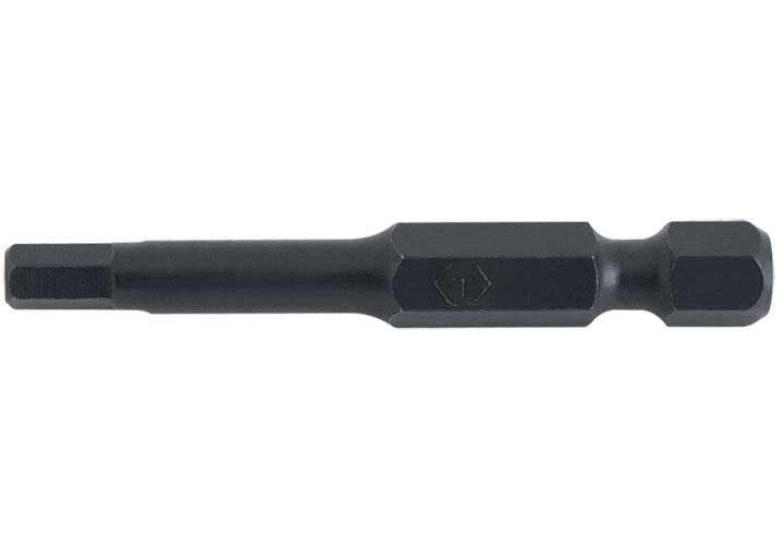2.5mm Bộ 10 mũi vít lục giác (chuôi 1/4" dùng cho máy - dài 50mm) Kingtony 715025H