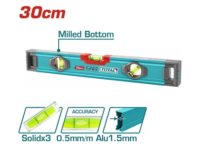 300mm Thước thủy (12" - không có từ) Total TMT23028