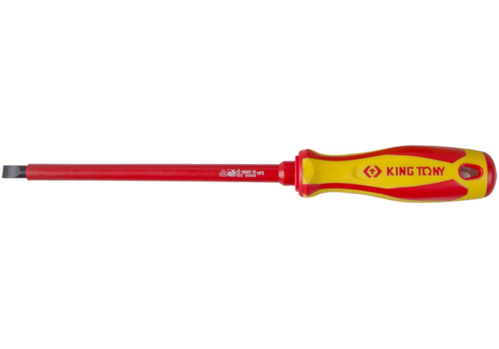 4x100mm Tuốc nơ vít dẹp cách điện 1000v Kingtony 14720404
