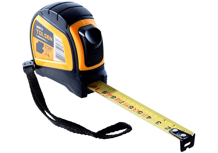 5m Thước cuộn thép (bảng rộng 19mm chỉ hệ mét) Tolsen 36013