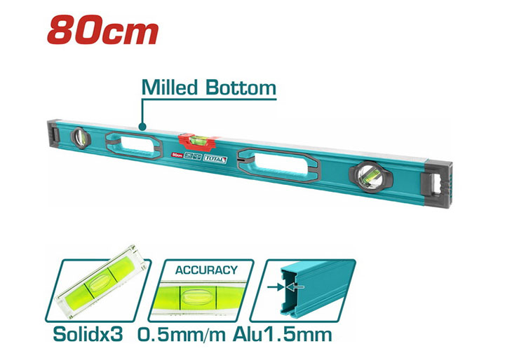 800mm Thước thủy (32" - không có từ) Total TMT28028
